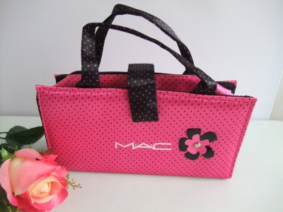 MAC Cosmetics Wholesale Pink Bag With Black Flower